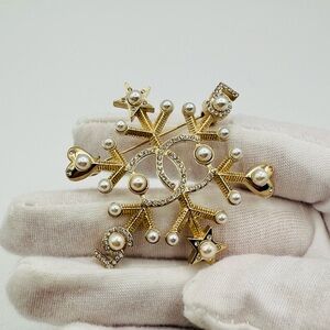 Chanel Snowflake Brooch Vintage